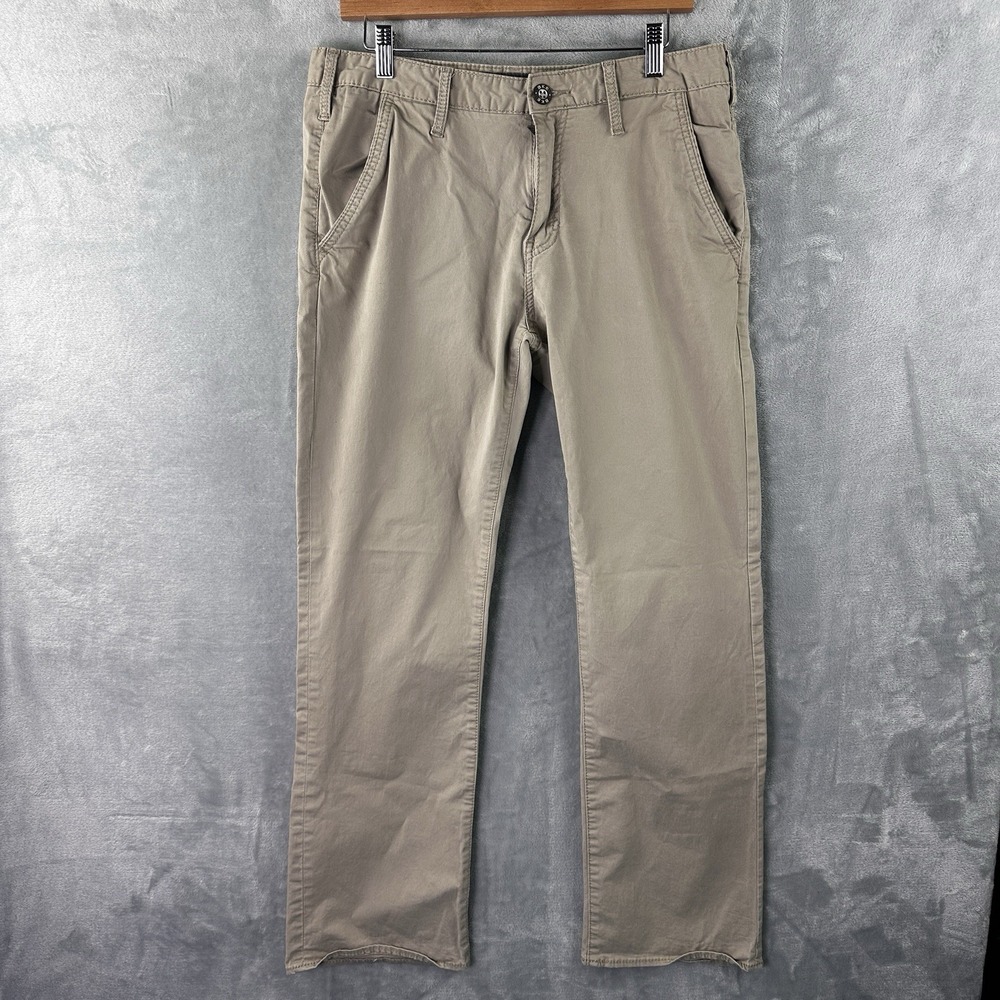 BKE Jake Casual Khaki Pants 34R (32x31) Straight Fit Stretch Cotton Blend* - Picture 2 of 10